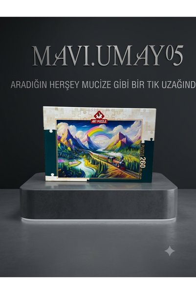 MAVİ UMAY Rainbow Express 260 Piece Puzzle