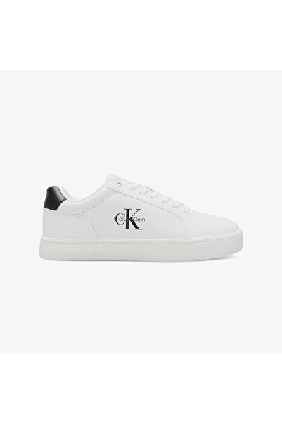 Calvin Klein Κλασικό ανδρικό λευκό αθλητικό παπούτσι Cupsole Mono