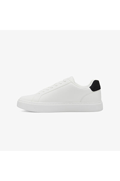 Calvin Klein Deri Logolu Sneaker Ayakkabı YM0YM0143501W Erkek AYAKKABI YM0YM01435 01W
