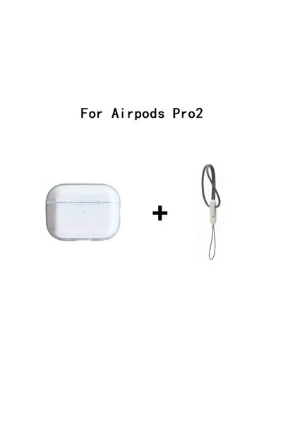 Choice3 for AirPods Pro2 Clear Soft TPU Earphone Case for Airpods 4 3 2 1 Pro...