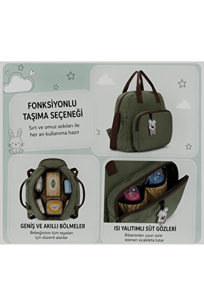lucky baby Khaki Mother Care Bag