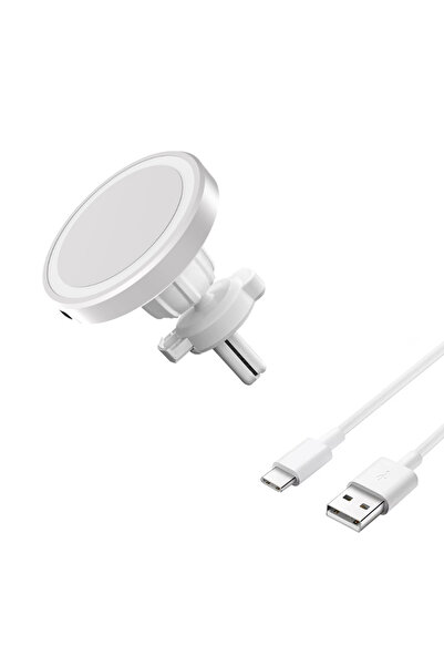 Choice VIKEFON White with cable Car Magnetic Air Vent Phone Holder Wireless C...