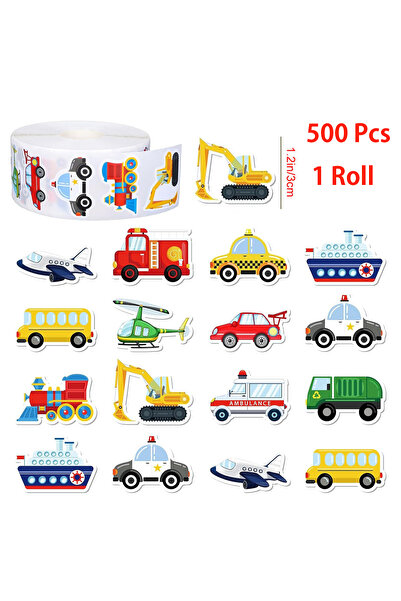Choice 1Roll 500Pcs 500/1000 Pcs Easykart Truck Vehicle Stickers Construction...