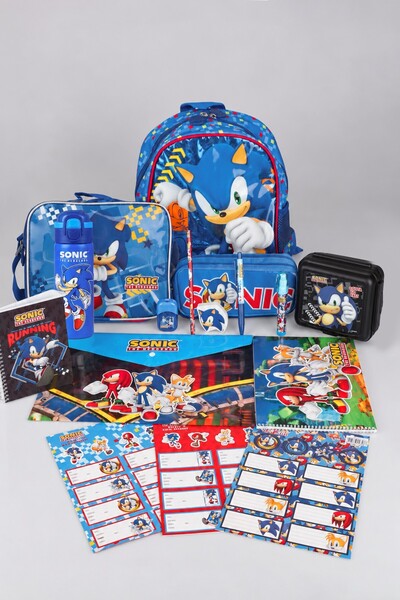 Sonic LİSANSLI TEK BÖLMELİ KÜÇÜK BOY 32 CM ANAOKUL ÇANTASI, BESLENME ÇANTASI ...