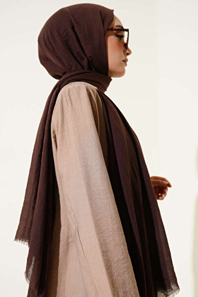 Nazellaa Aya Series Plain Aya Thin Cotton Bitter Coffee