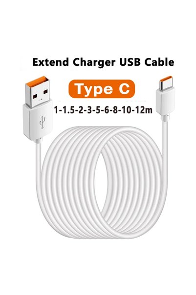 Choice 5m Extra Longth Fast Charging Type C Cord For Samsung Xiaomi Phones US...