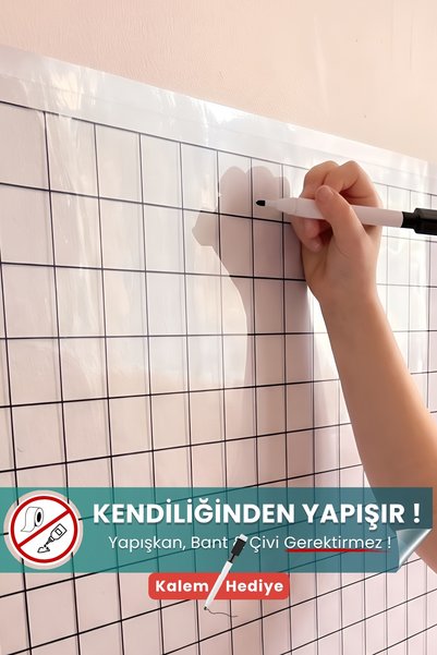 Pi Papers Kareli Şeffaf - Yapışkansız Statik Tutunabilir, Not Belge Fotoğraf ...
