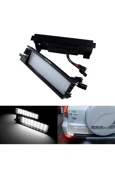 Choice 6000K WHITE ANGRONG 2x White LED License Number Plate Light Lamp For T...
