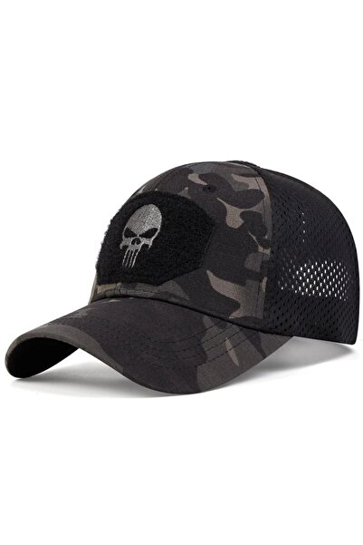 Choice SFH1 2025 NEW Skull Embroidered Top with Patch Breathable Baseball Cap...