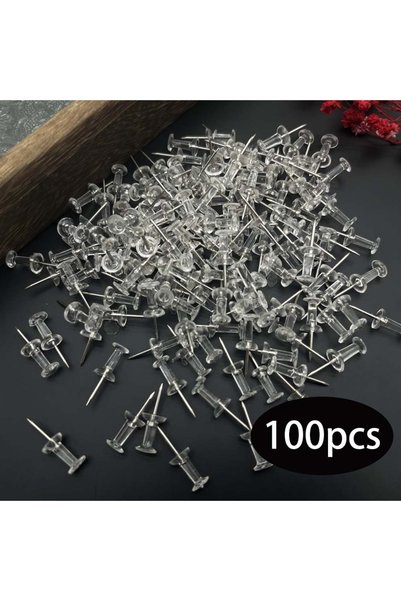Choice1 100pcs 50/100pcs Assorted Making Thumb Tacks Multicolor Plastic Tacks...