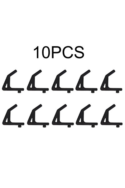 Choice5 10pcs Black 5-20pcs Universal Hooks For Shelving With 10.3mm Hole Spa...