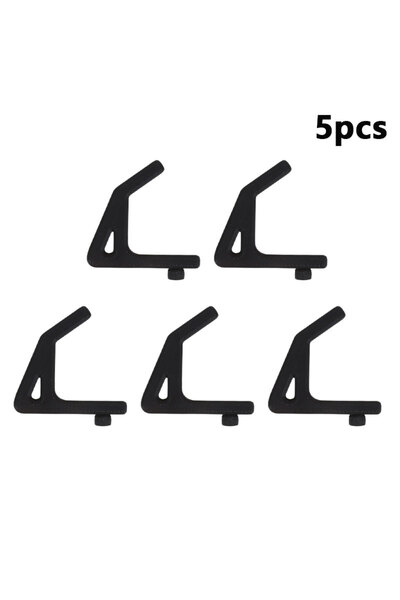Choice1 5pcs Black 5-20pcs Universal Hooks For Shelving With 10.3mm Hole Spac...