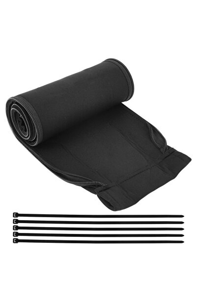 Choice black Boat Outboard Motor Rigging Sleeve 47 Inch Zippered Wire Wrap Tr...