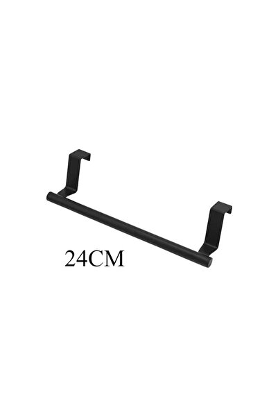 Choice Black-S Towel Rack Over Door Stainless Steel Towel Bar Storage Organiz...