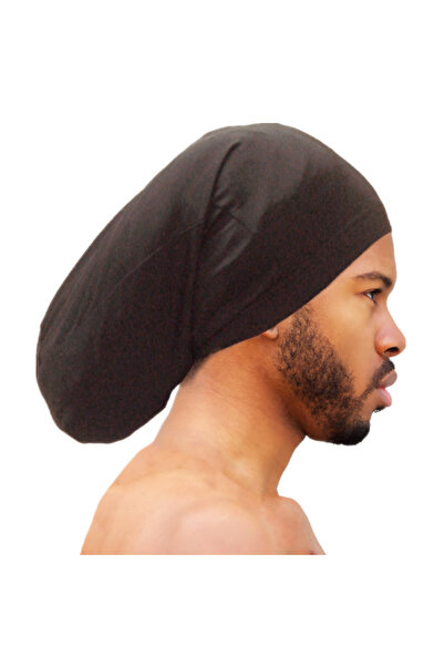 Choice 704BLACK Satin Silk Bonnets For Sleeping With Tie Band, Extra Jumbo Si...