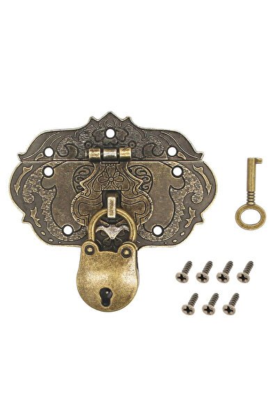 Choice A Antique Padlock for Furniture and Jewellery Boxes with Zinc Alloy Ha...
