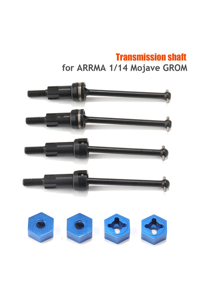 Choice مجموعة أعمدة فولاذية سوداء من نوع ARRMA Mojave GROM بمقياس 1/14 CVD | ...