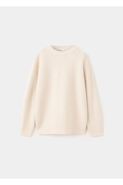 MANGO Kids Oversize gofre triko kazak