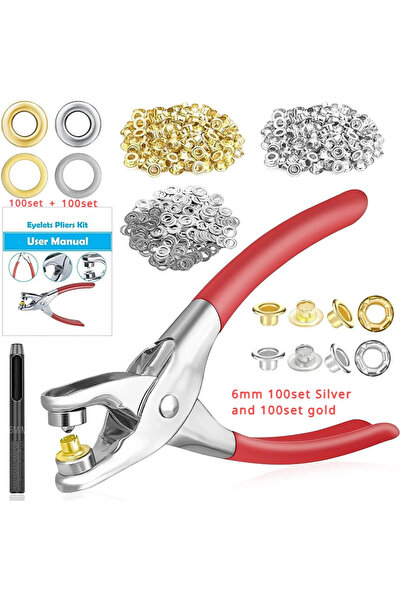 Choice 6mm200set 6/12mm150/320/400set Metal Eyelet and Eyelet Punch Die Tool ...