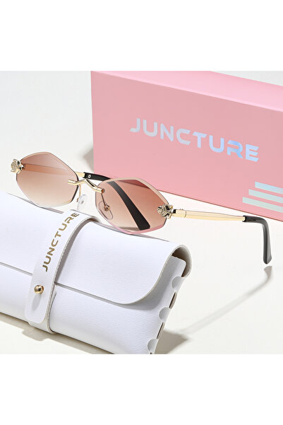 Choice1 نظارات شمسية نسائية صغيرة مضلعة الشكل من LSS068-C4-JCCASE، نظارات فاخ...