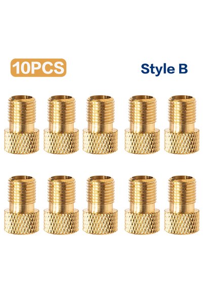 choice2 محول صمام دراجة هوائية من نوع Grid GRAIN-10Pcs 2/5/10PC F/V إلى A/V، ...
