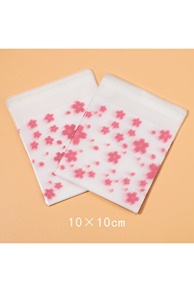 Choice 10x10cm 100pcs Plastic Packing Bags Flower Self-Adhesive Bags OPP Pouc...