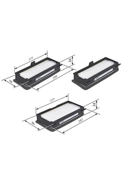Bosch Filter, interior air 1 987 432 060