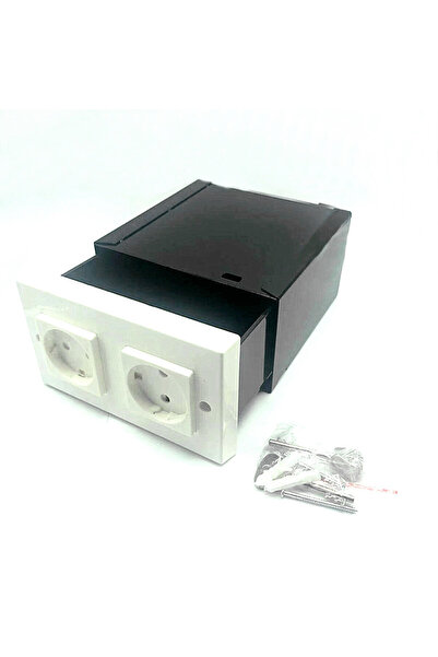 Choice Imitation Double Plug European Standard Socket Wall Safe Security Secr...