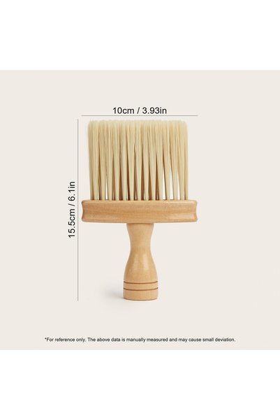 Choice Beige Barber Brush Neck Duster Brush Hair Cutting Brush Soft Barbersho...