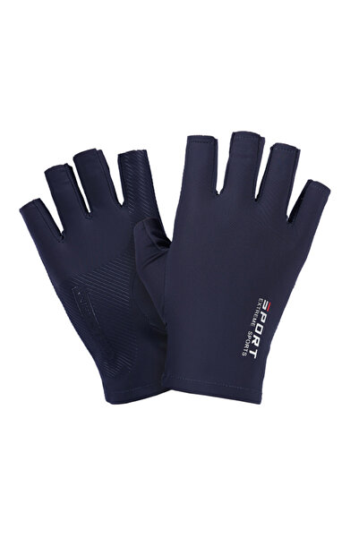 Choice5 Half Blue 1 Pair Outdoor Sport Fishing Gloves Touch Screen Thin Anti ...