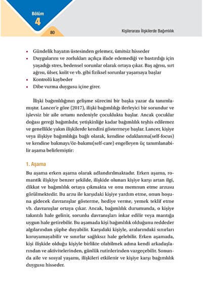 Hipokrat Kitabevi Kişilerarası İlişkilerde Bağımlılık