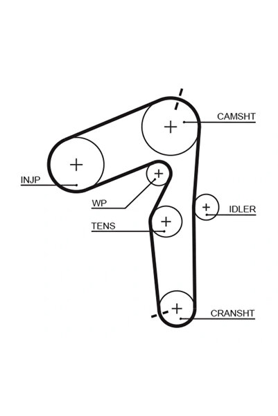 Generic Brand Timing belt kit K055500XS