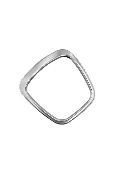Choice Silver Car Styling Steering Wheel Center Badge Decoration Cover For Au...