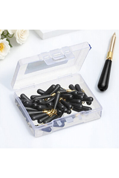 Choice 50pcs Size L 50pcs Drift Fishing Float Seats Copper Head Rubber Bobber...