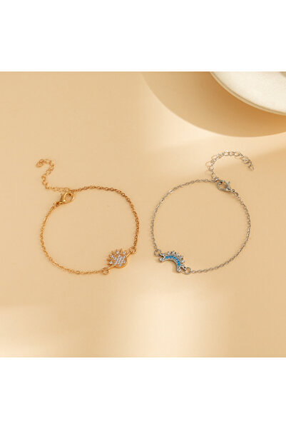Choice 3 New Stainless Steel Magnetic Sun Moon Couple Necklace Fashion Chain ...