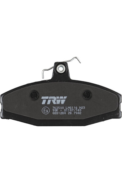TRW Комплект спирачни накладки, дискови спирачки GDB1280