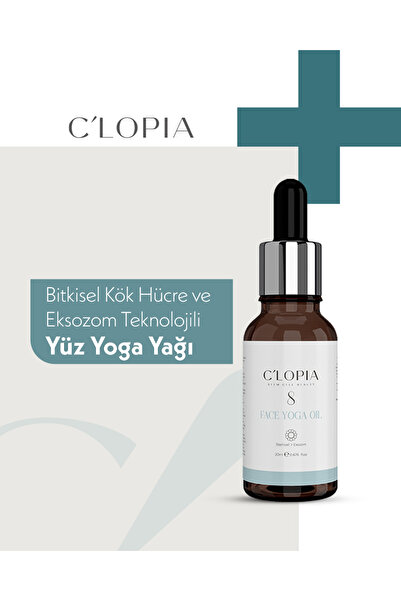 C'LOPIA BEAUTY Yaşlanma Karşıtı Bitkisel Kök Hücre Yüz Yoga Yağı, Zencefil, Y...