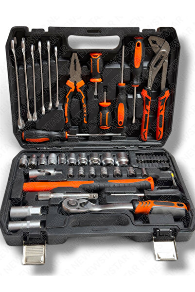 Newstar Germany Technology 58 Parça 72 Diş Eğik Cırcır 1/2 Profesyonel Lokma ...