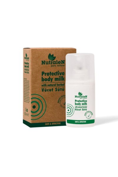 Nutralen Moisturizing Cream Protective Body Milk 50 ml (with Fly Repellent Effect) Lotion and Pleasant Fragrance