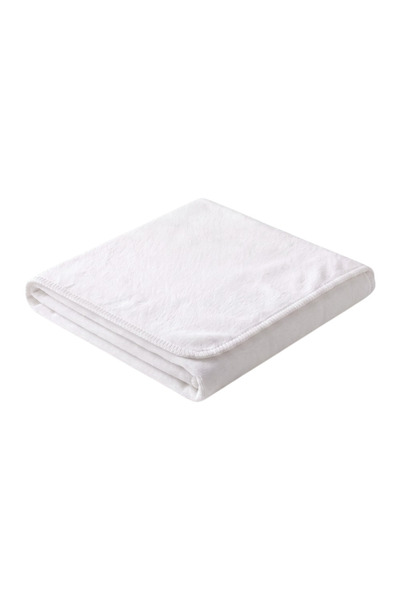 Qmini Protecție impermeabilă pentru pătuțuri 90x40 cm, albă