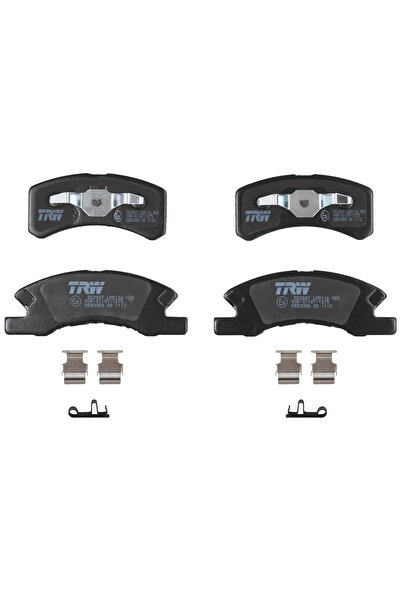 TRW Комплект спирачни накладки, дискови спирачки GDB3358