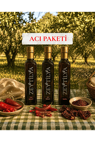 Acı Paketi (Acı Kırmızı Biberli, Tatlı Kırmızı Biberli, İsotlu) 3x250 ml