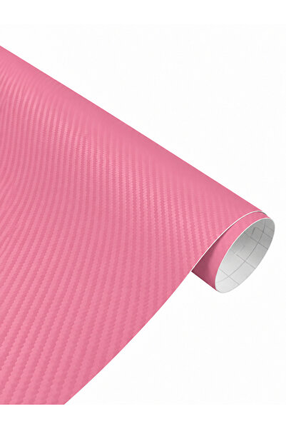 AUTOFOLYO 3d Karbon Folyo Pembe 127 Cm X 1 Metre