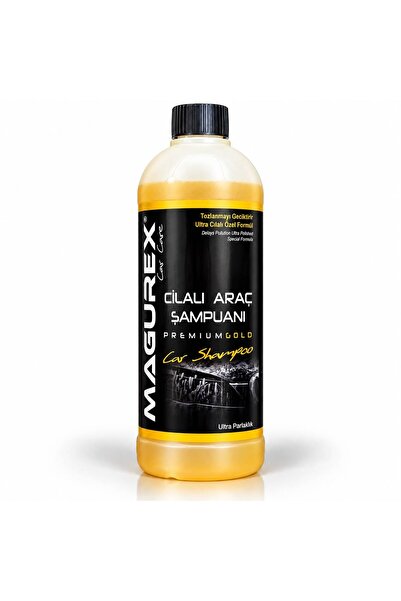 MAGUREX Premium Gold Konsantre Araç Şampuanı 800 ml – Yoğun Köpük – Parlatıcı...
