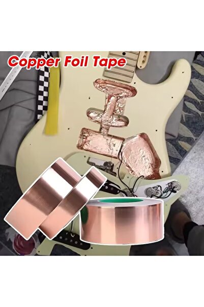 choice2 5mm 20m Double Conductive Copper Foil Tape EMI Shielding ConductiveTa...