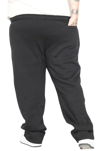 ModeXL Pantaloni de trening pentru bărbați Mode XL, mărime mare, Classic 3 Thread 11103 Negru