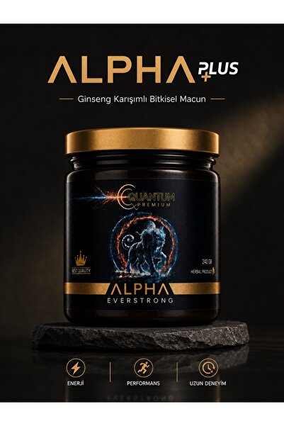 ALPHA EVERSTRONG Çikolatalı Ginseng Atom Güç Alpha Kuantum Premium Bitkisel M...