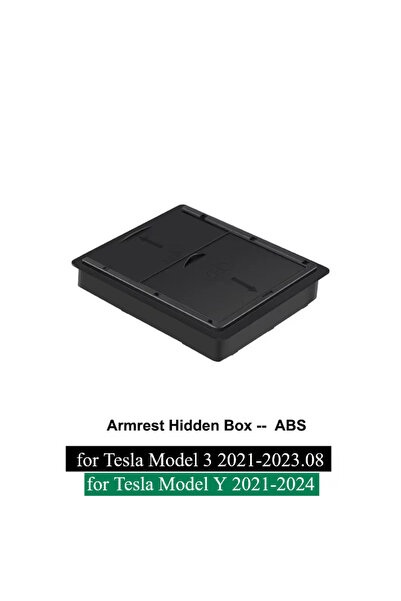 Choice3 Hidden Box For Tesla Model Y 3 Center Console Storage Organizer Box T...