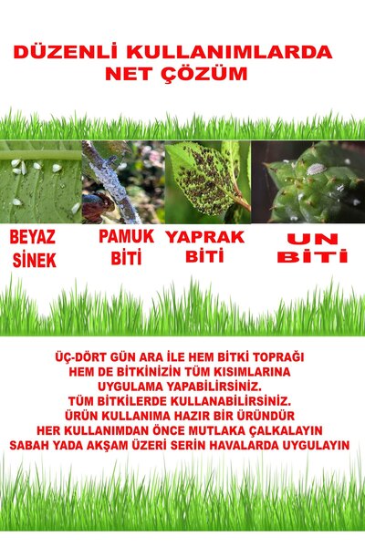 ARAZİ TARIM Sinek Ve Yeşil Yaprak Biti Önleyici 1 Lt
