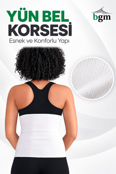 bgm Yün Bel Korsesi Yüksek Kalite Yün Bel Korsesi Bel Kuşağı